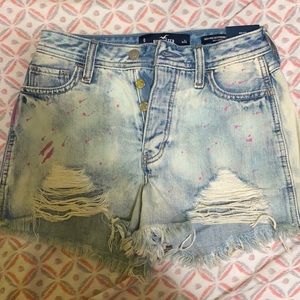 High rise boyfriend short